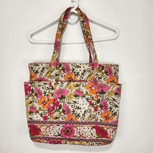 Vera Bradley Floral Patterned Multicolor Women's Bag Tote